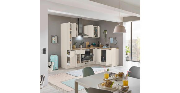 ECKKÜCHE 240/165 cm  in Kaschmir  - Kaschmir/Schwarz, Basics, Holzwerkstoff/Metall (240/165cm) - Xora