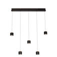 LED-HÄNGELEUCHTE 90/10/170 cm  - Schwarz, Design, Kunststoff/Metall (90/10/170cm) - Novel
