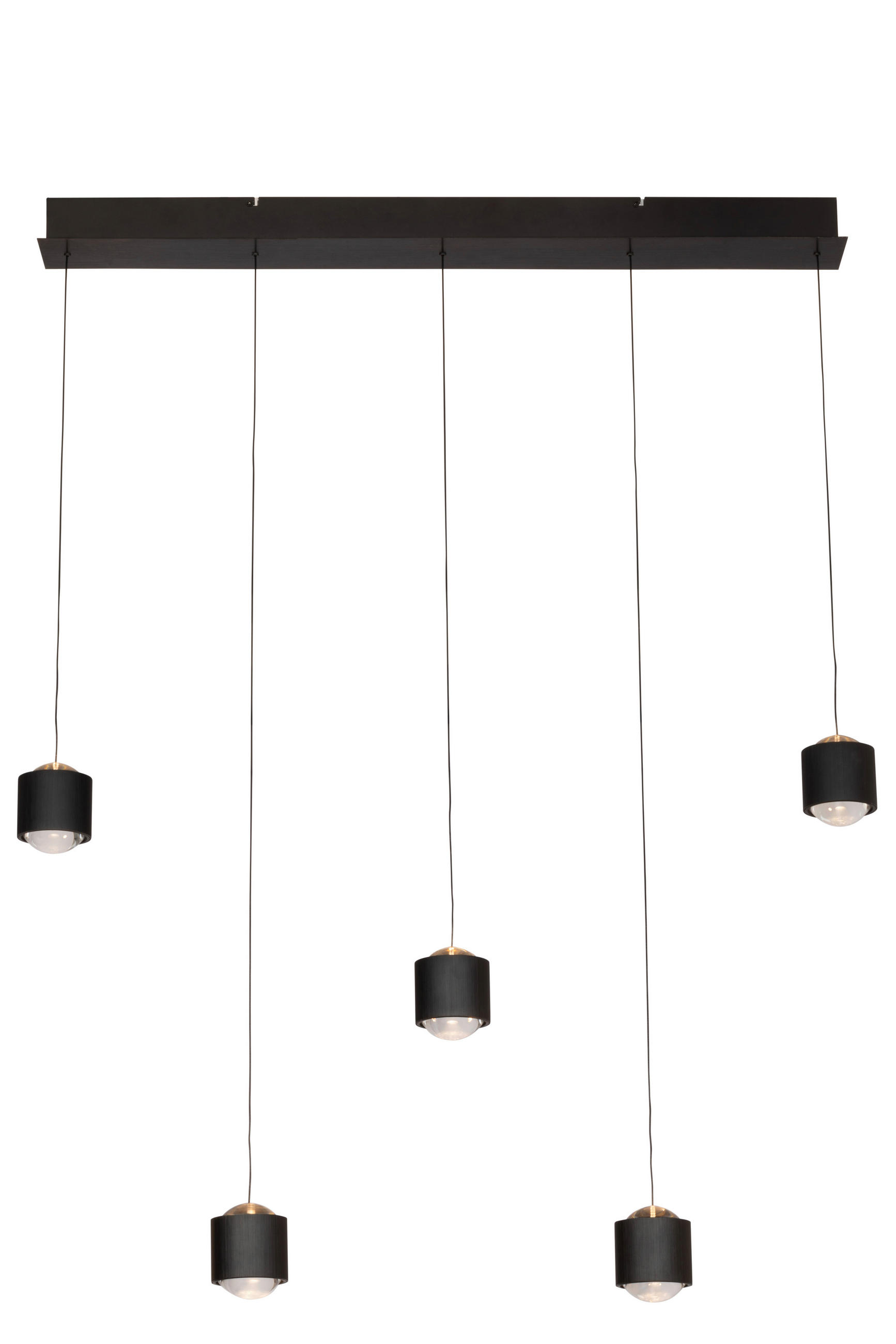 LED-HÄNGELEUCHTE 90/10/170 cm    - Schwarz, Design, Kunststoff/Metall (90/10/170cm) - Novel