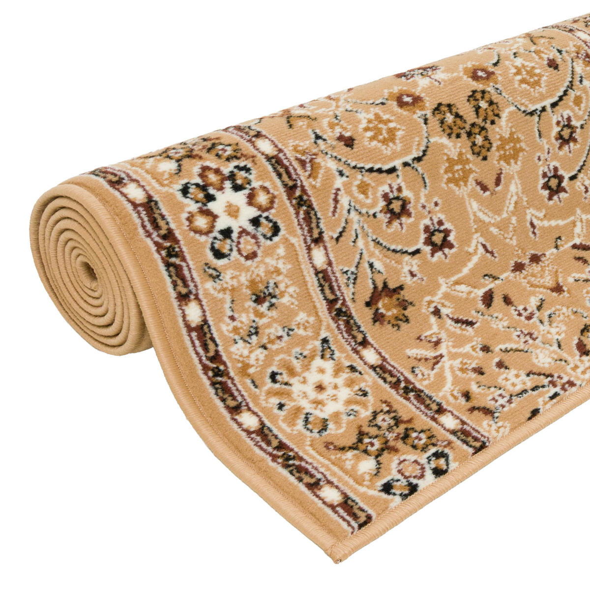 LÄUFER 60/100 cm Shiraz Beige, Hellbraun  - Hellbraun/Beige, LIFESTYLE, Textil (60/100cm)
