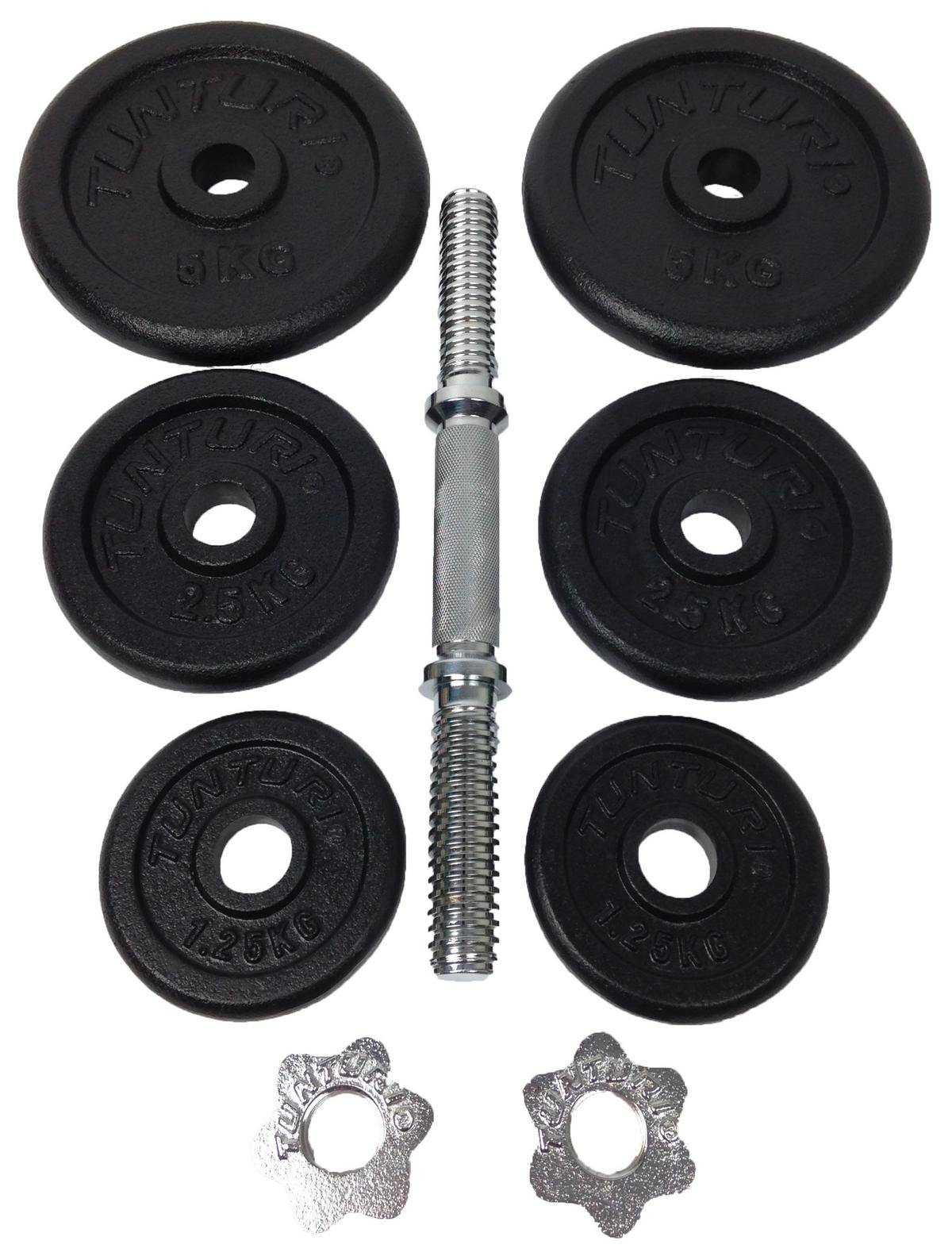 GEWICHTESET  - Schwarz, KONVENTIONELL, Metall (37,8/20,8/20,8cm)
