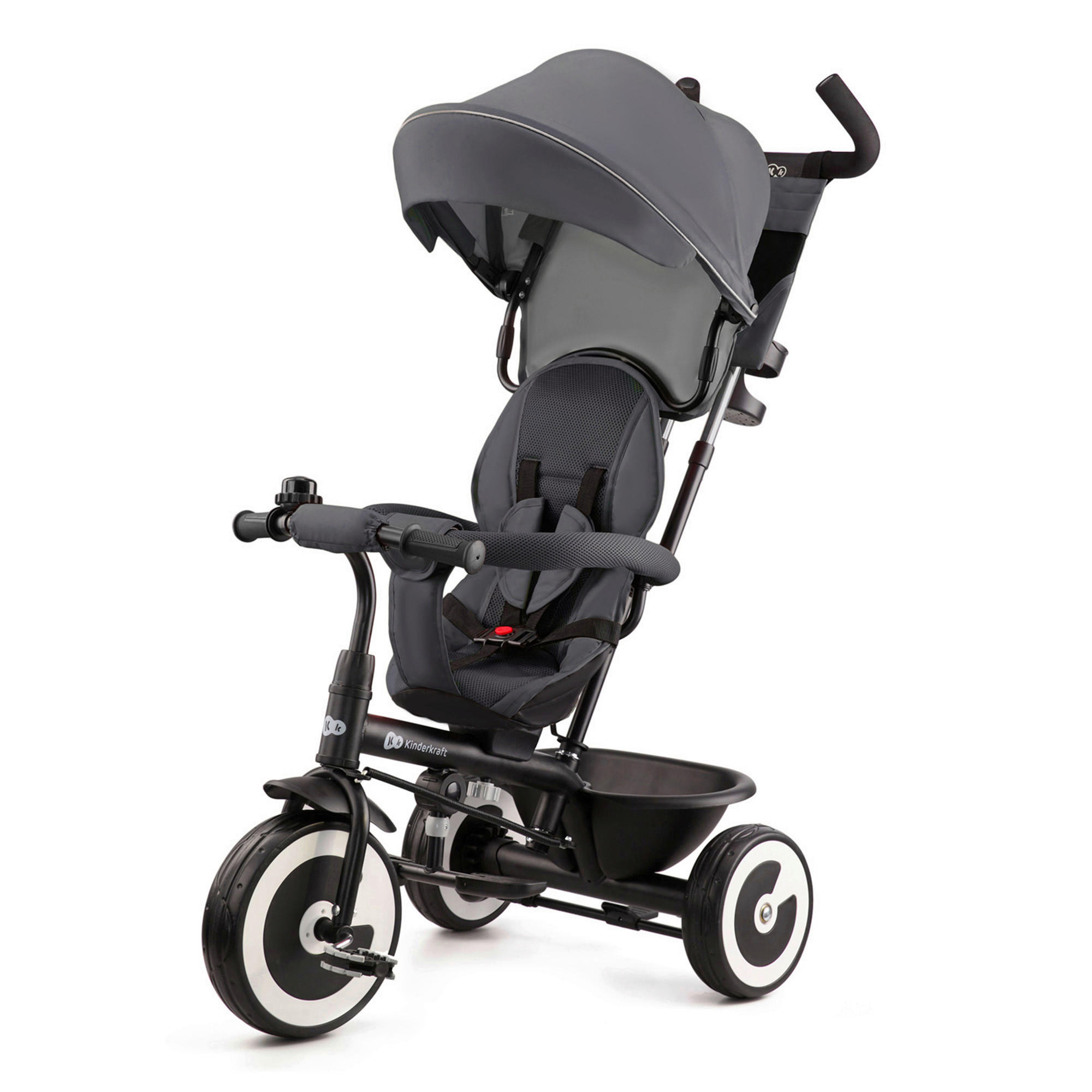DREIRAD Aston  - Grau, Basics, Kunststoff/Metall (94/105/50cm) - kinderkraft