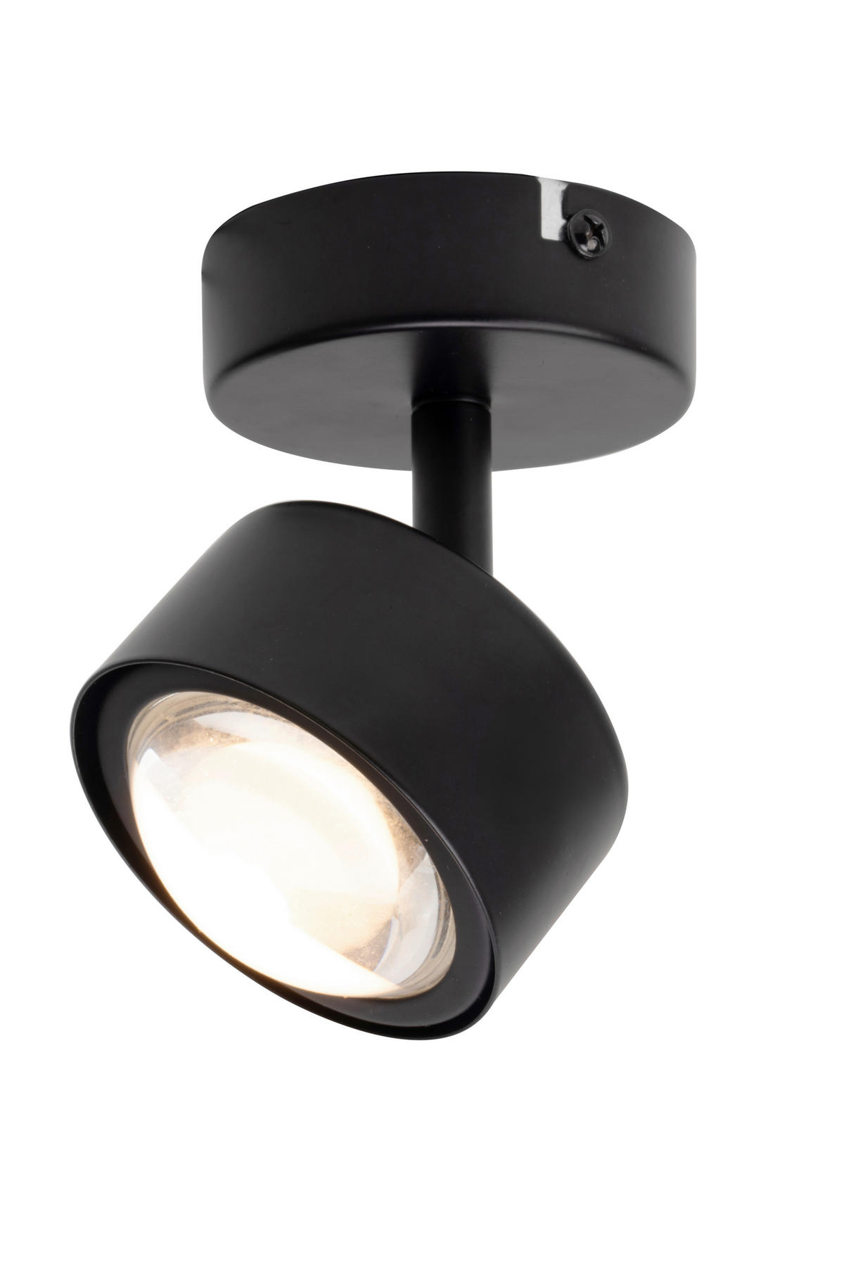 LED-STRAHLER Puk 8/10,8 cm   - Schwarz, Design, Metall (8/10,8cm) - Novel