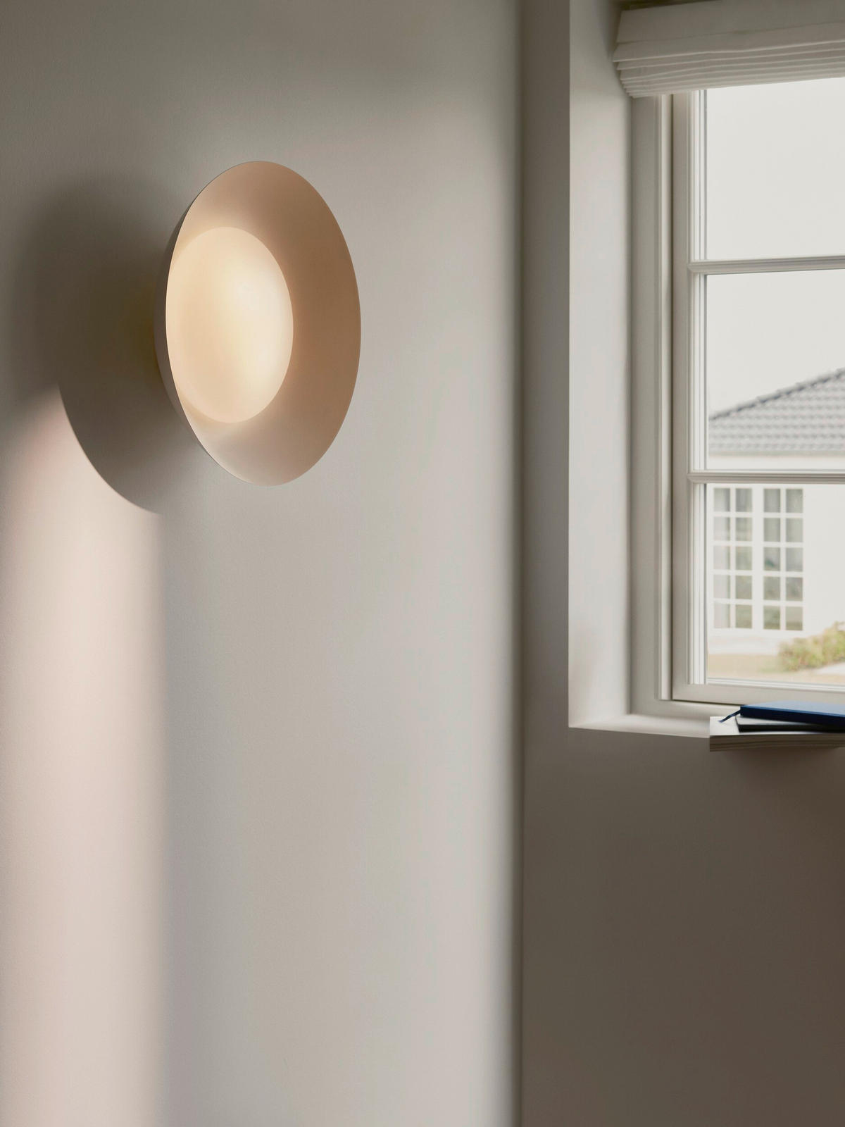 DECKENLEUCHTE Nivora 45/12 cm   - Weiß, Design, Metall (45/12cm) - Nordlux