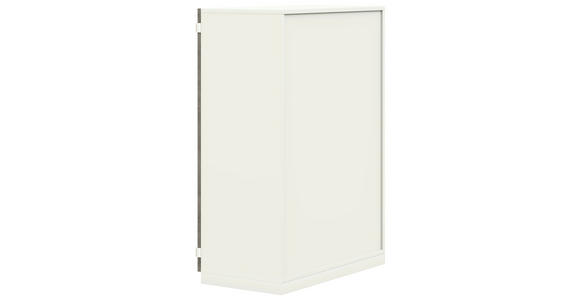 KOMMODE in 80/112,5/41,9 cm - Graphitfarben/Weiß, Design, Holzwerkstoff/Metall (80/112,5/41,9cm) - Moderano
