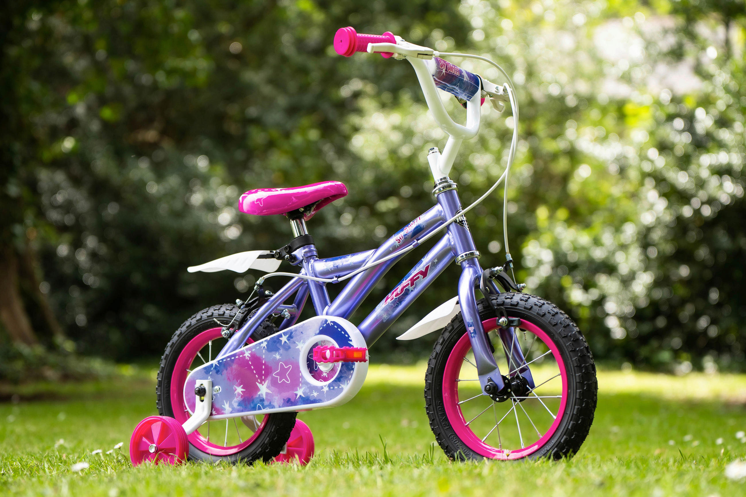 KINDERFAHRRAD 12 Zoll  - Lila, Basics, Metall (54/84.5/73.5cm)