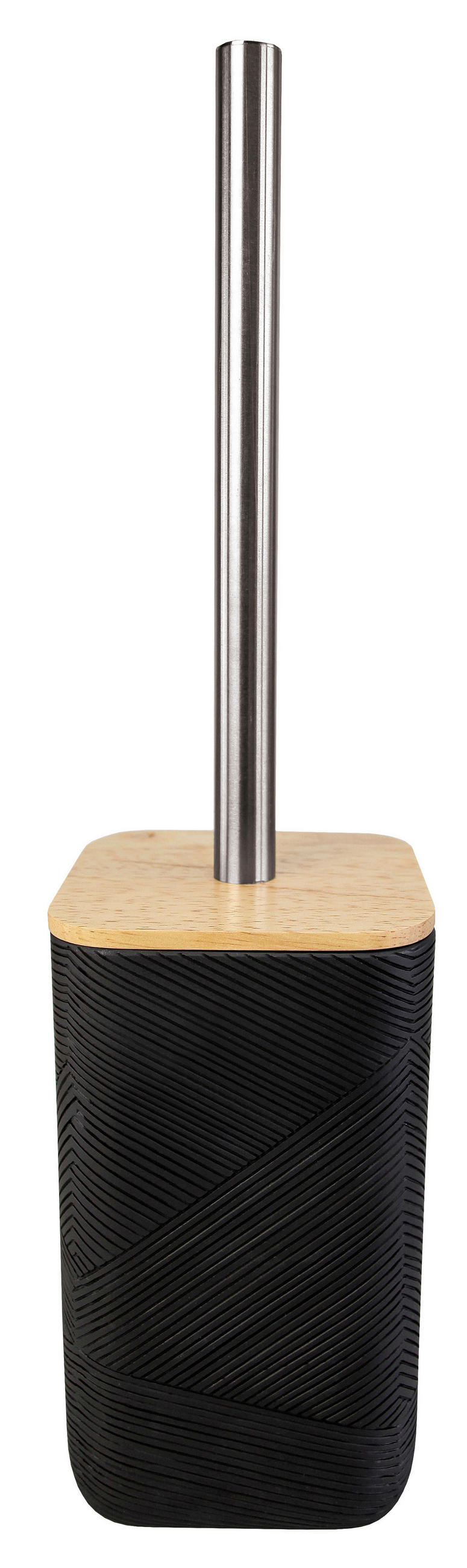 GARNITURA TOALETNE ČETKE  crna  prirodni materijali  CROSSOVER  - bijela/crna, Konvencionalno, plastika/prirodni materijali (9.2/36/9.2cm) - Kleine Wolke