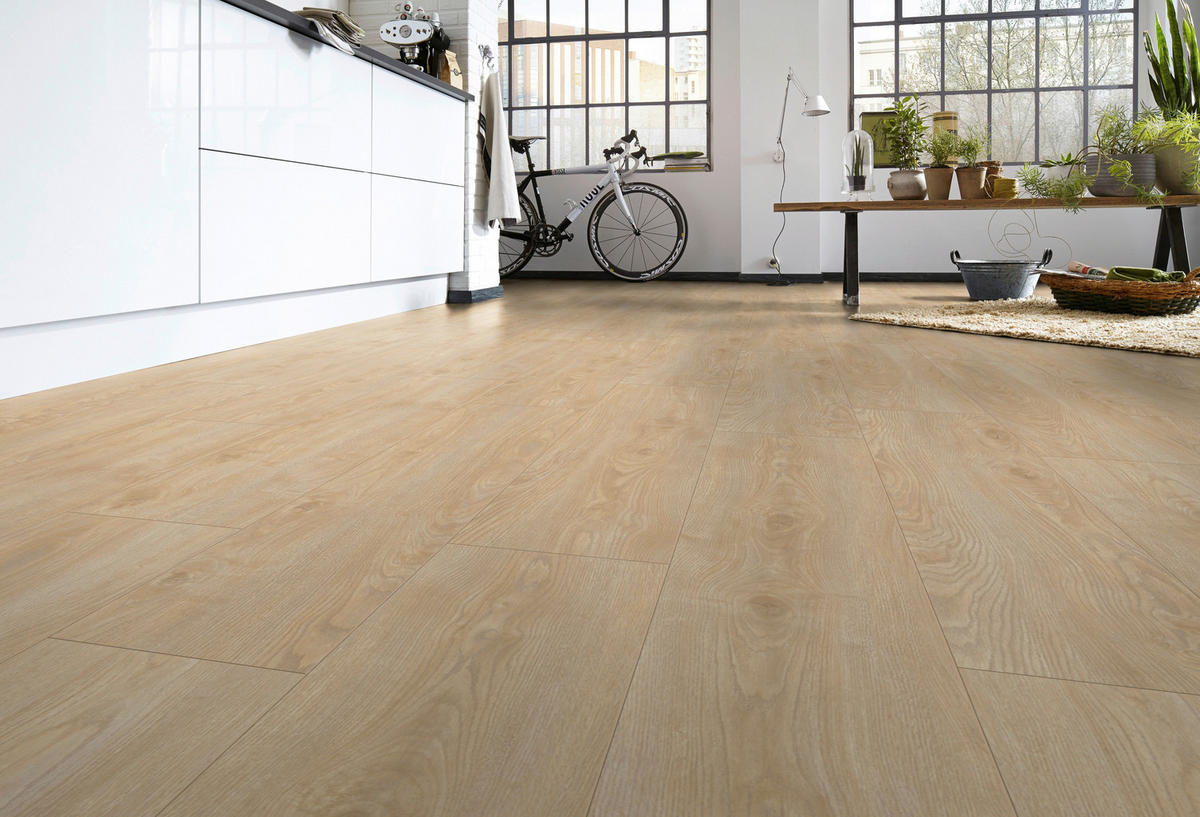 LAMINATBODEN Exquisit Plus  - Eichefarben, KONVENTIONELL, Holz (138.0/24.4/0.8cm)