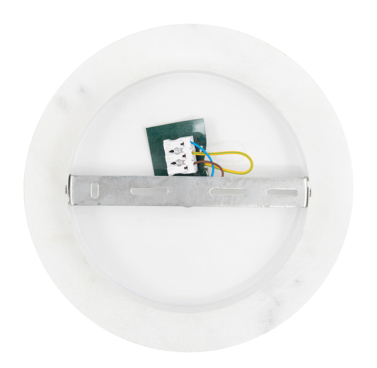 DECKENLEUCHTE 28/19 cm   - Weiß, Design, Glas/Stein (28/19cm) - Collet's Monde