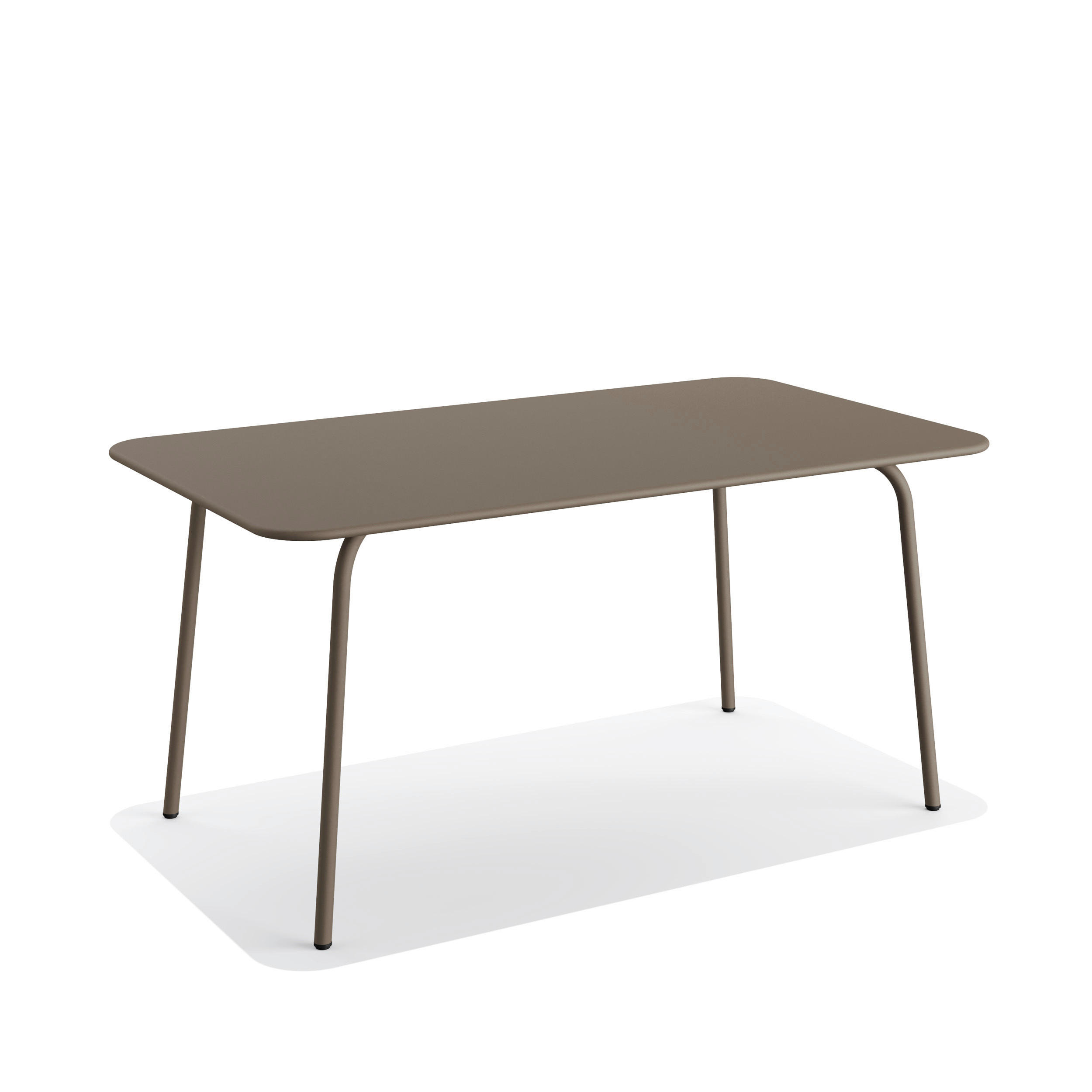 GARTENTISCH 160/73/90 cm Metall Cappuccino  - Cappuccino, Basics, Metall (160/73/90cm)