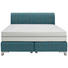 BOXSPRINGBETT 200/200 cm in Türkis - Türkis/Chromfarben, KONVENTIONELL, Holz/Holzwerkstoff (200/200cm) - Dieter Knoll BOXSPRINGBETT 200/200 cm in Türkis - Türkis/Chromfarben, KONVENTIONELL, Holz/Holzwerkstoff (200/200cm) - Dieter Knoll