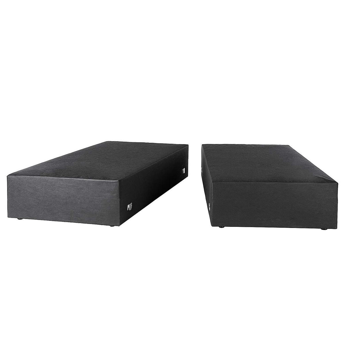 BOXSPRINGBETT 240/220 cm  in Anthrazit  - Anthrazit, Design, Textil (240/220cm) - home24