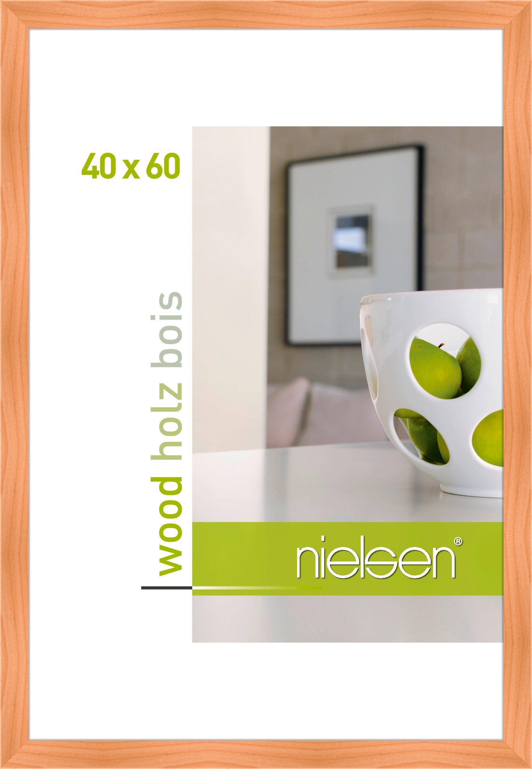 BILDERRAHMEN 44,8/64,8/2 cm  - Birkefarben, Basics, Holz (44,8/64,8/2cm)