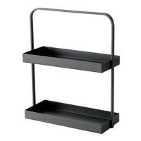 ETAGERE 2-stöckig - Schwarz, Basics, Metall (31,5/13,4/38,4cm) - Boltze Home