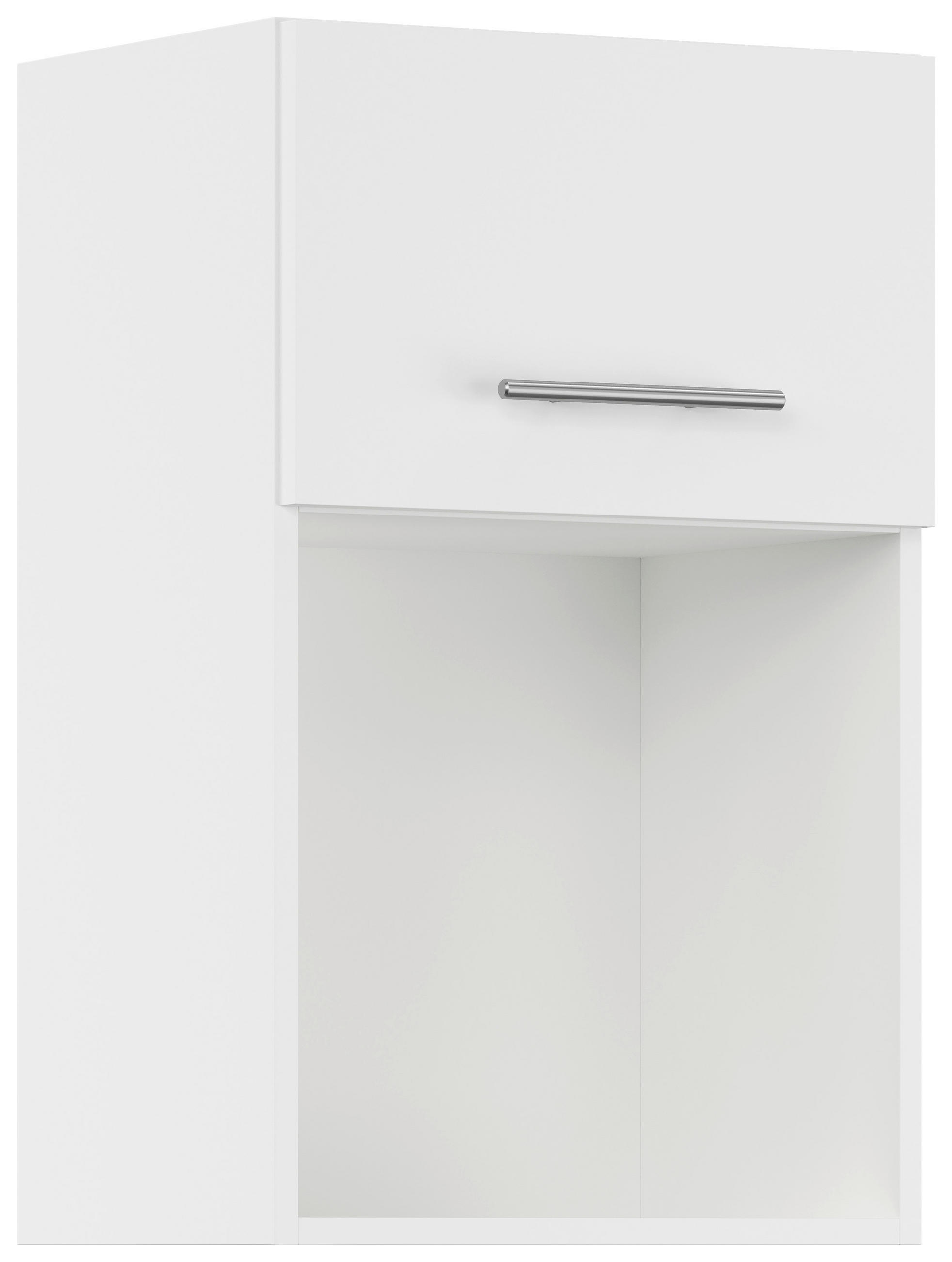 KÜCHENOBERSCHRANK 45/72,3/34,2 cm  Weiss  - Weiss/Edelstahlfarben, Basics, Holzwerkstoff/Metall (45/72,3/34,2cm) - Impuls