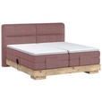 BOXSPRINGBETT 180/200 cm  in Braun, Eichefarben  - Eichefarben/Braun, Natur, Holz/Textil (180/200cm) - Valnatura