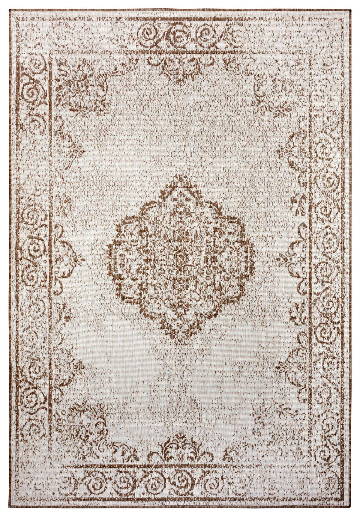 OUTDOORTEPPICH 200/290 cm Twin Supreme Creme, Cappuccino  - Creme/Cappuccino, Design, Kunststoff (200/290cm)