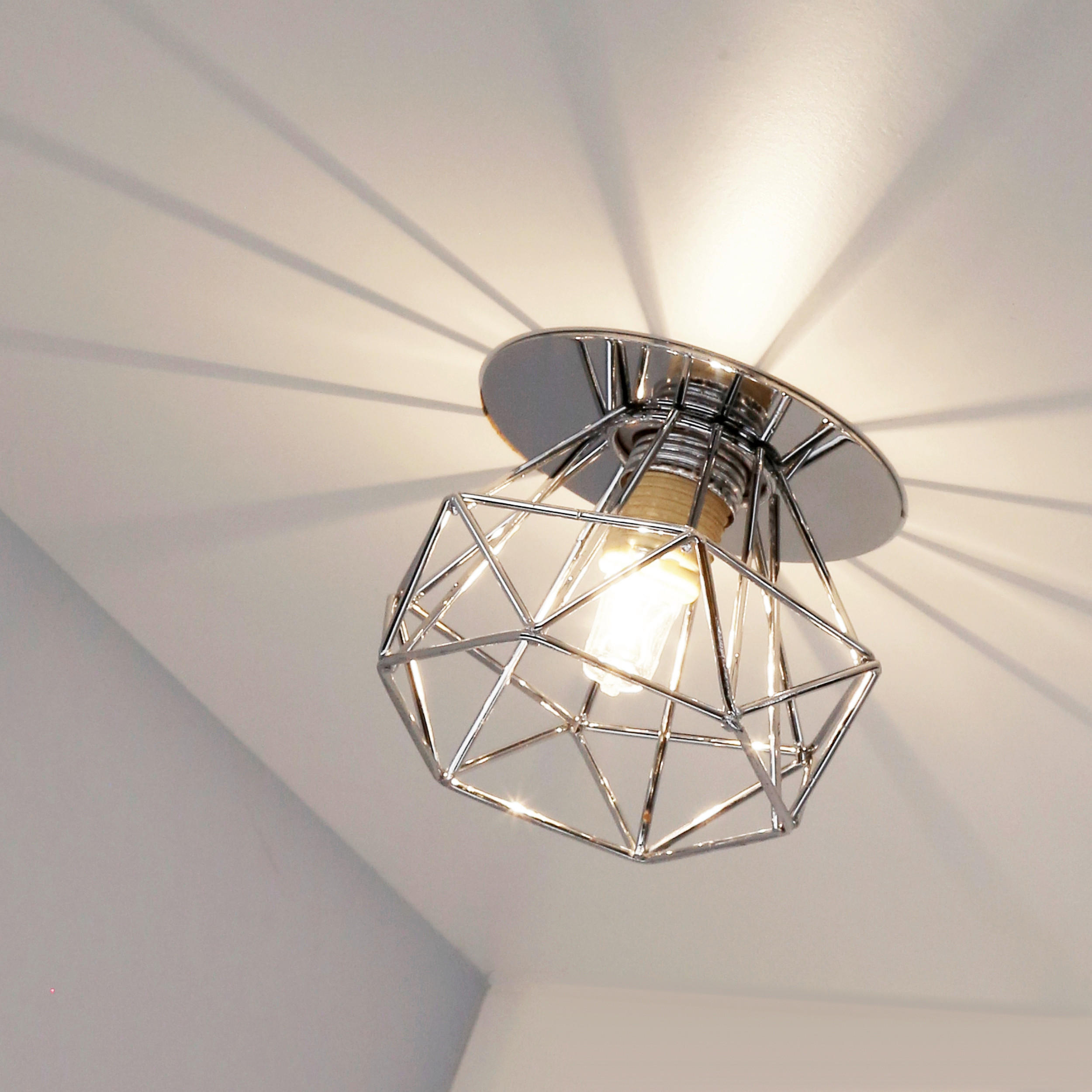 TAKSPOTLIGHT 9/9/6.5 cm   - aluminiumfärg, Klassisk, metall (9/9/6.5cm)