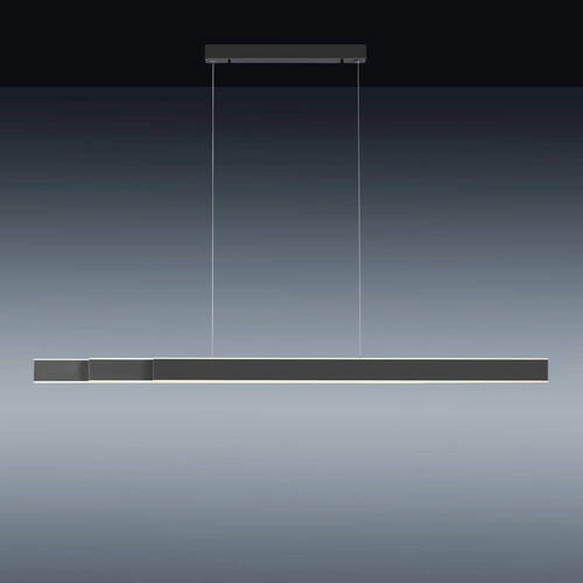 LED-HÄNGELEUCHTE 179/4,8/120-180 cm    - Anthrazit, Design, Kunststoff/Metall (179/4,8/120-180cm) - Neuhaus PURE