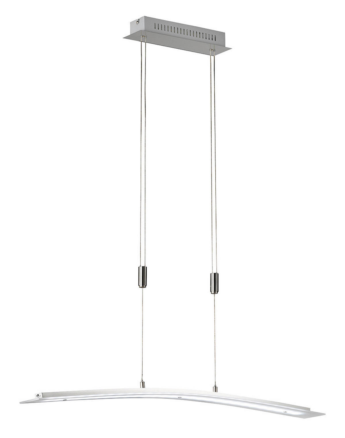 LED-HÄNGELEUCHTE 90/9/80-150 cm    - Chromfarben, Konventionell, Metall (90/9/80-150cm) - Fischer & Honsel