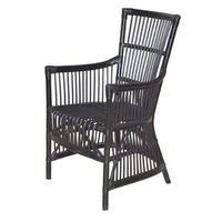 SESSEL Schwarz    - Schwarz, Natur, Holz (62/55/96cm) - MID.YOU