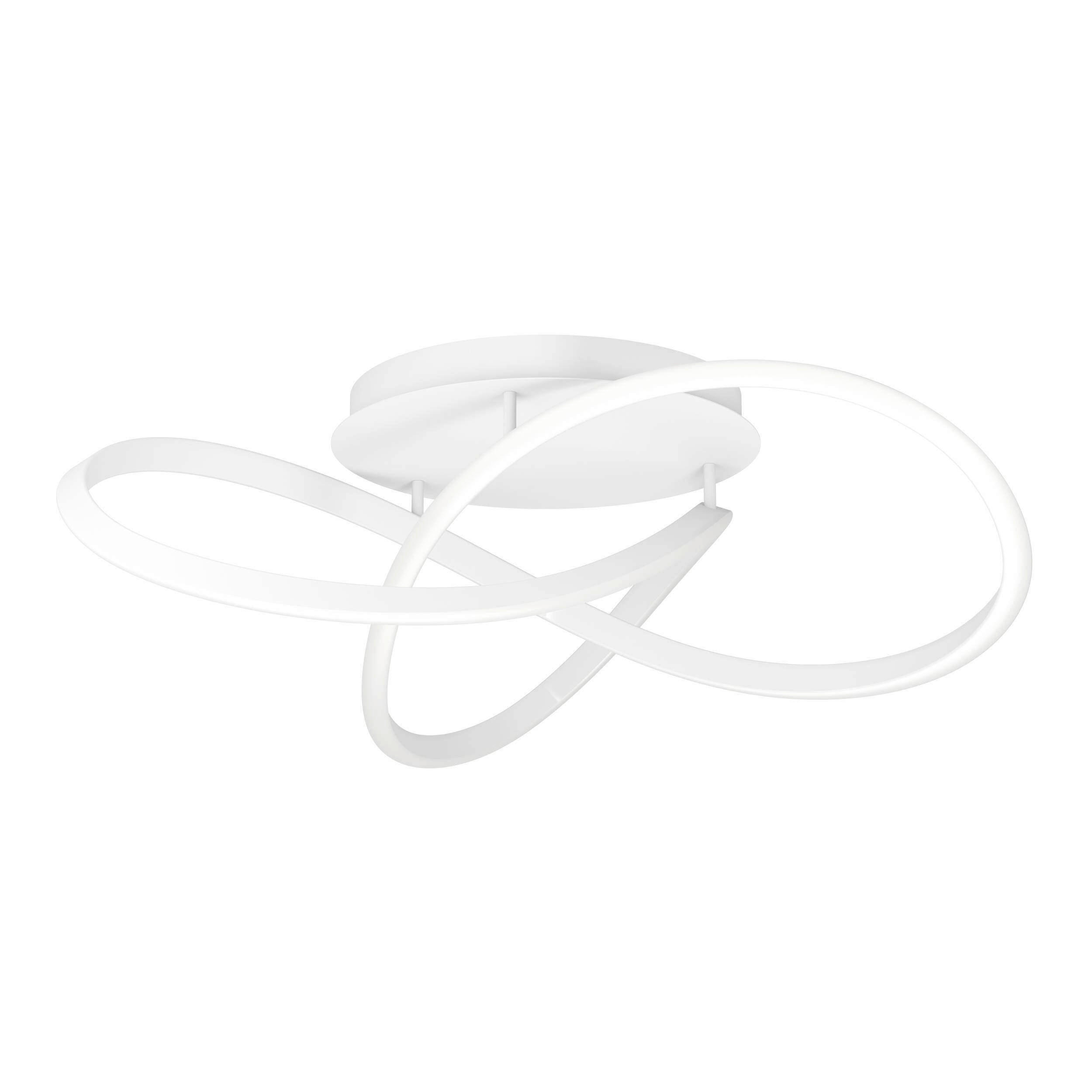 STROPNÉ LED SVIETIDLO, 83/25/83 cm - biela, Basics, plast (83/25/83cm)