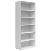 REGAL Weiß  - Anthrazit/Weiß, MODERN, Holzwerkstoff/Kunststoff (80/195/40cm) - Carryhome