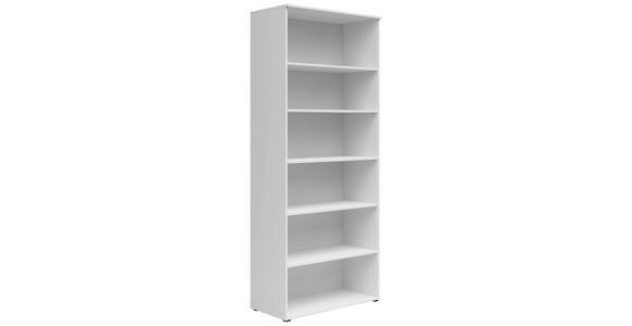 REGAL Weiß - Anthrazit/Weiß, MODERN, Holzwerkstoff/Kunststoff (80/195/40cm) - Carryhome