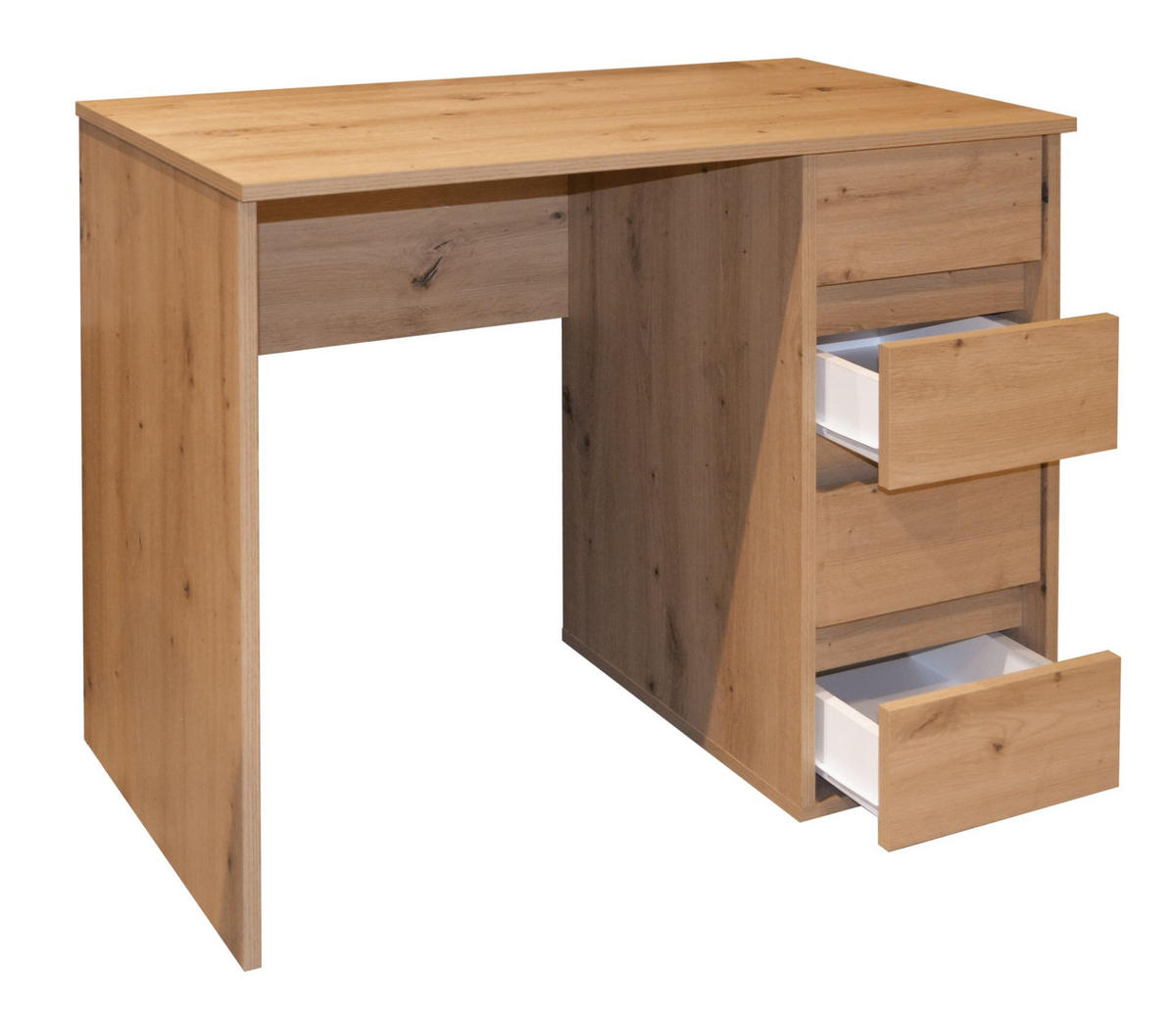 PISAĆI STOL  boje hrasta  drvni materijal  - boje hrasta, Moderno, drvni materijal (90/75/50cm)