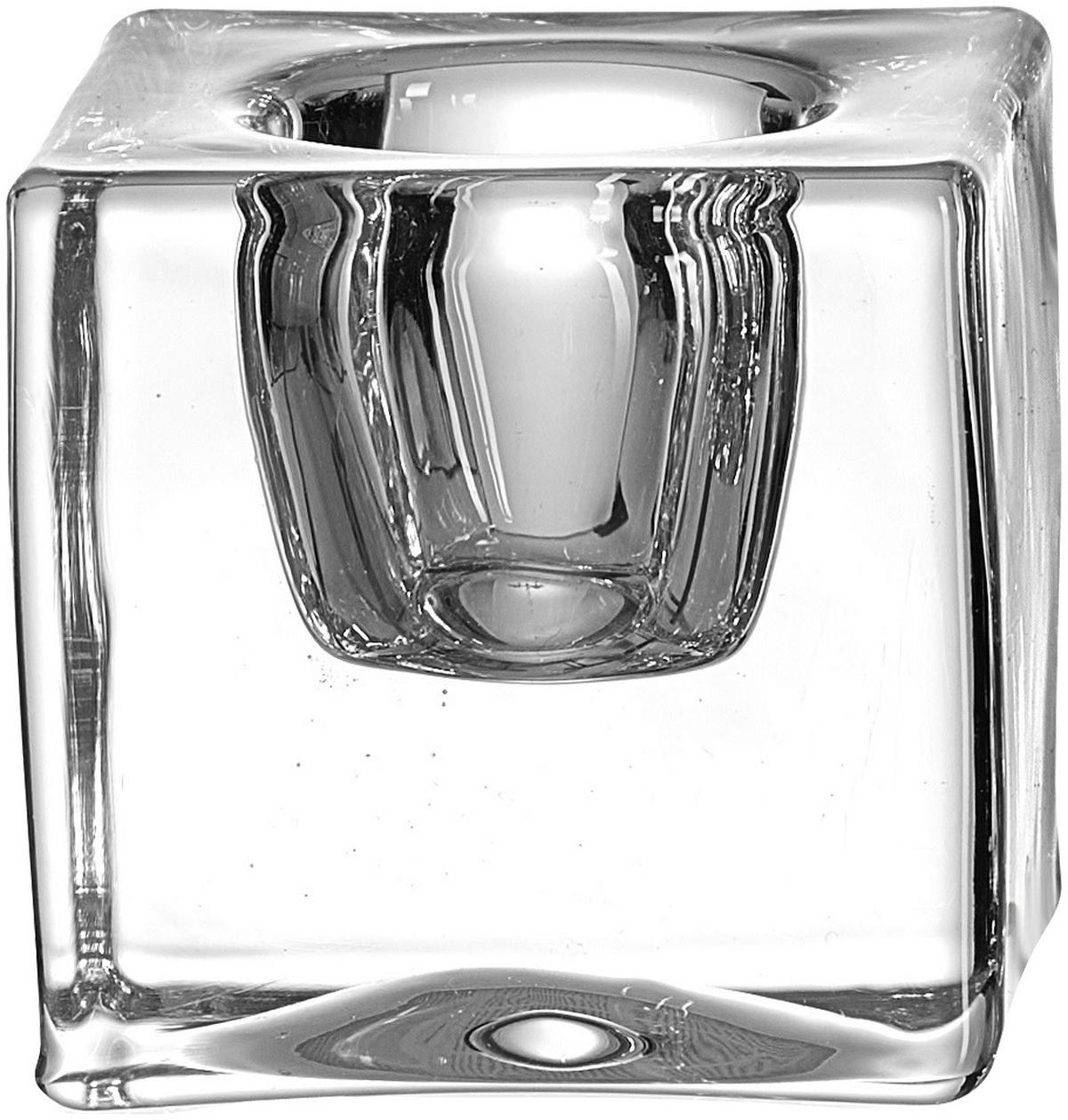 STABKERZENHALTER - Transparent, Basics, Glas (4/4/6cm)