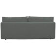 BOXSPRINGSOFA in Chenille Dunkelgrün  - Dunkelgrün/Schwarz, MODERN, Kunststoff/Textil (210/72/105cm) - Cantus