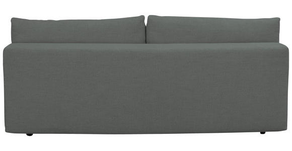 BOXSPRINGSOFA in Chenille Dunkelgrün  - Dunkelgrün/Schwarz, MODERN, Kunststoff/Textil (210/72/105cm) - Cantus
