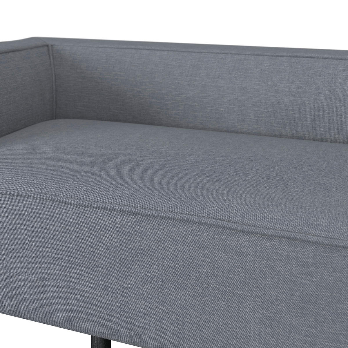 Outdoorsofa 268/69/238 cm Stahl  - Dunkelgrau, MODERN, Textil/Metall (268/69/238cm) - Ambia Garden