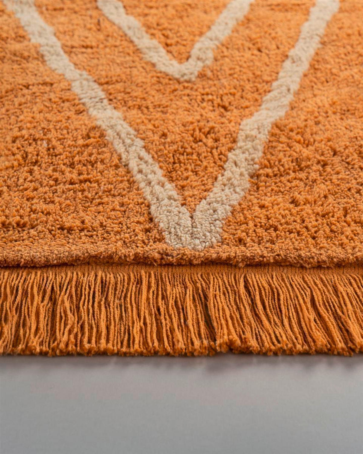 WEBTEPPICH 160/230 cm Alena Creme, Orange  - Creme/Orange, Basics, Textil (160/230cm) - Novel