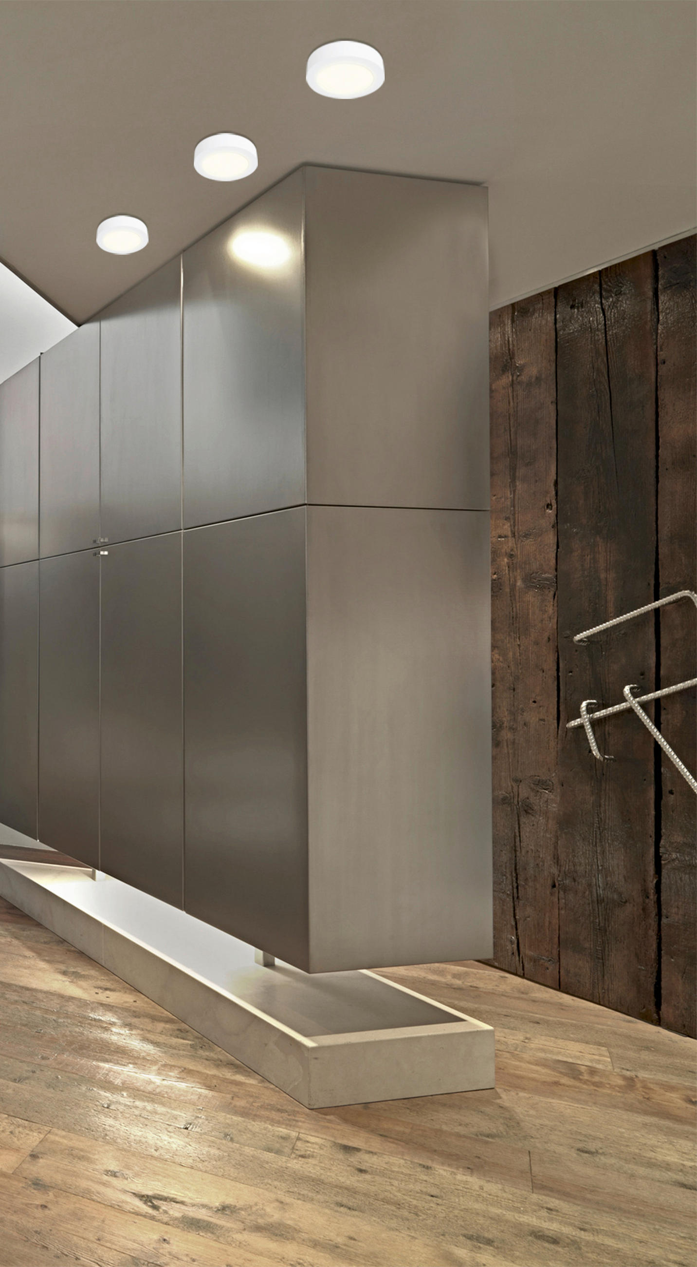 LED-DECKENLEUCHTE 17/4 cm   - Weiß, Design, Kunststoff/Metall (17/4cm) - Näve