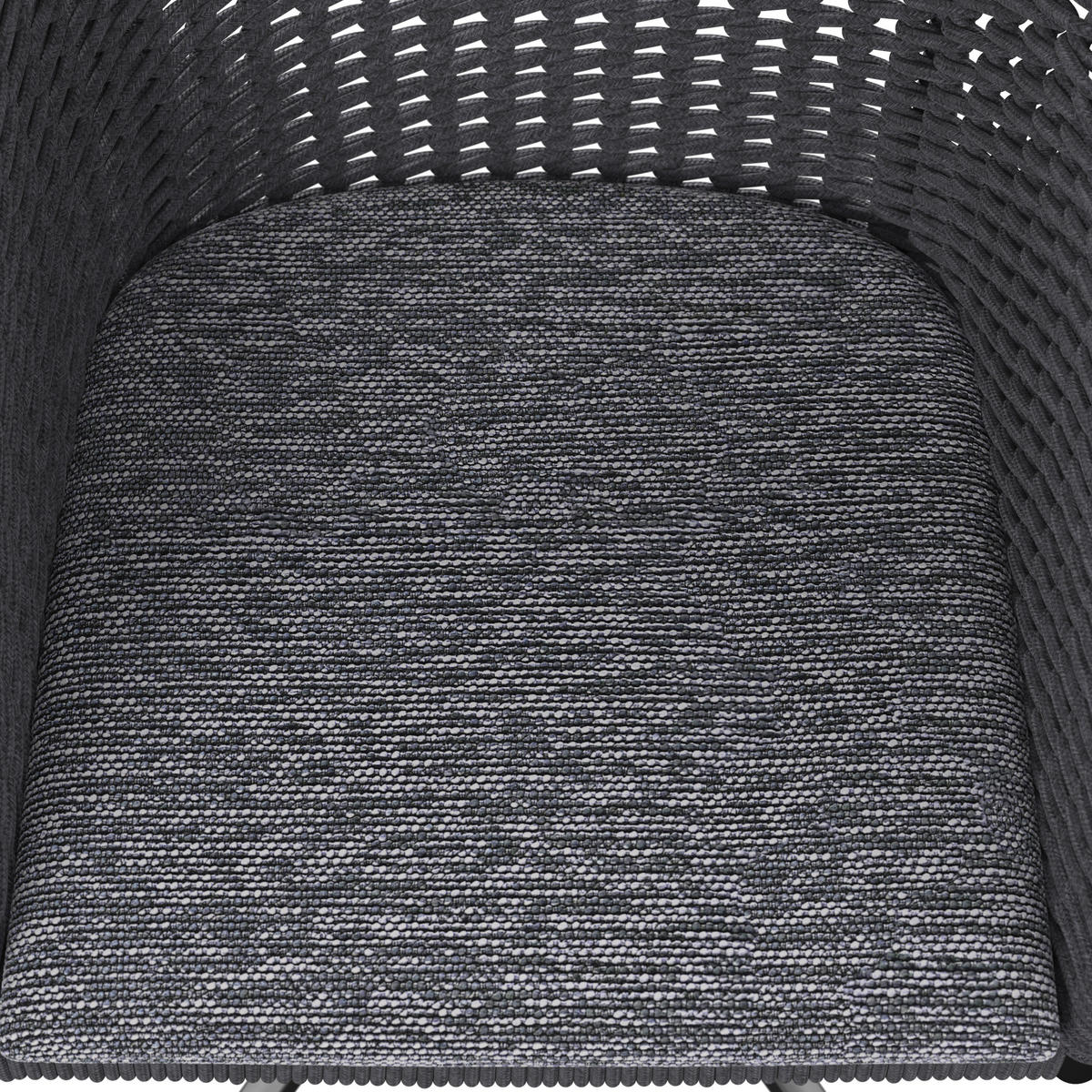 KERTI SZÉK fém, textil antracit  - antracit, Basics, textil/fém (56/78,5/62,5cm) - Amatio