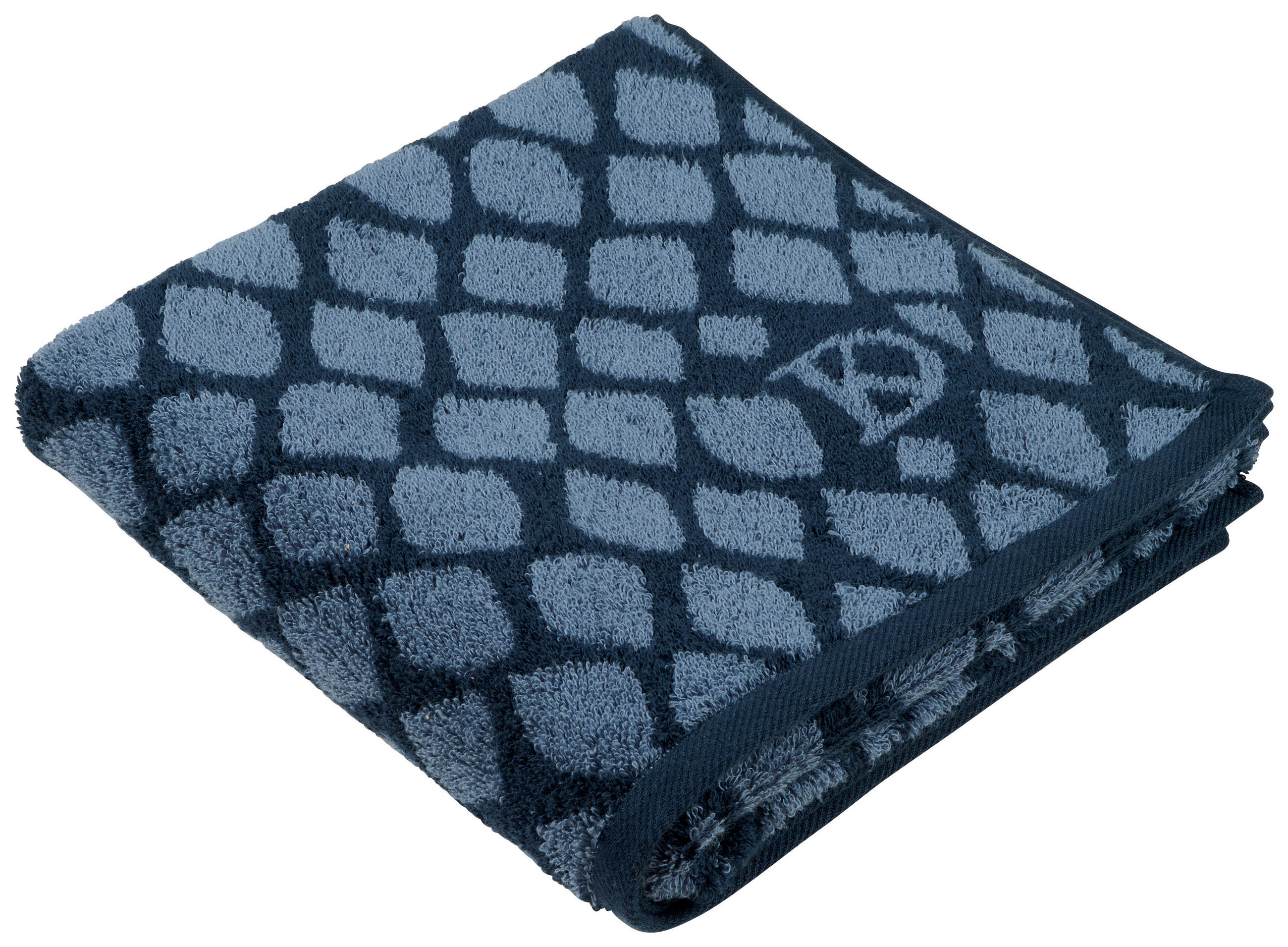 OSUŠKA DO SPRCHY, 70/140 cm, modrá, tmavě modrá - modrá/tmavě modrá, Design, textil (70/140cm) - Dieter Knoll