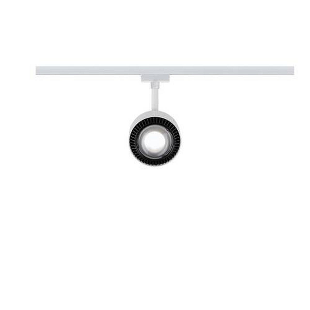 SCHIENENSYSTEM-STRAHLER Aldan II   - Schwarz/Weiß, Basics, Metall (9,8cm) - Paulmann