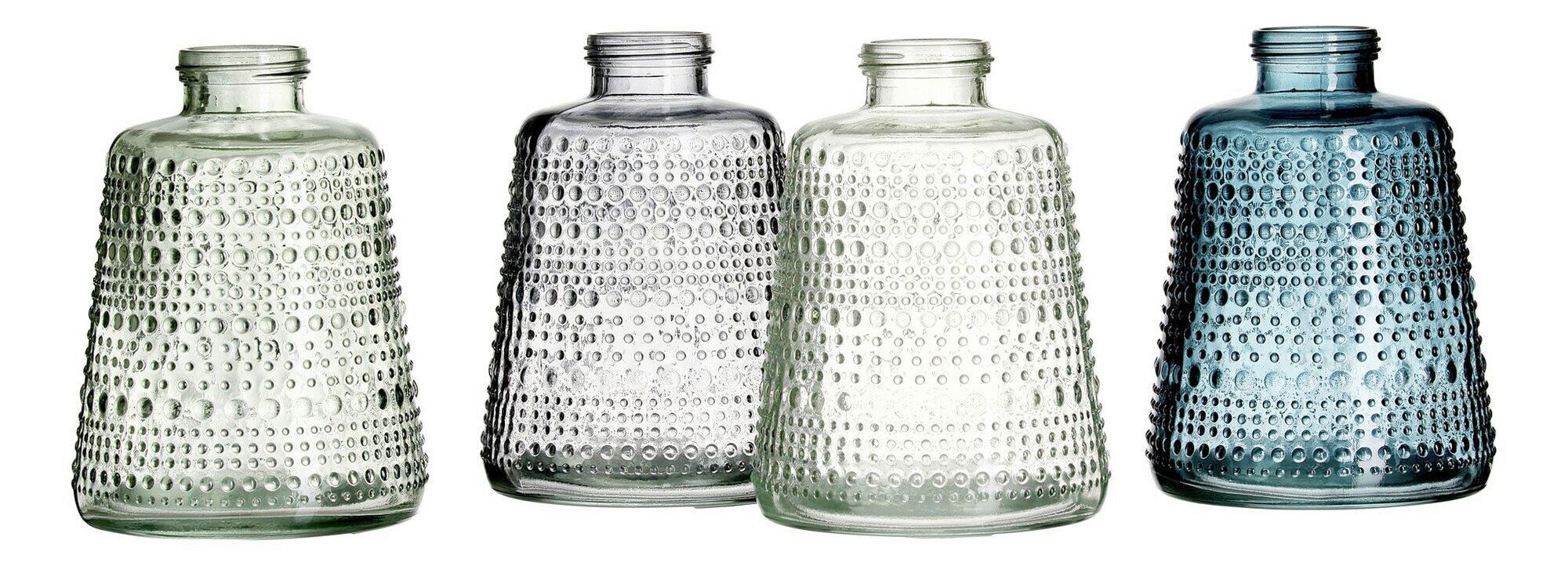 VASE Verona 13 cm  - Blau/Petrol, Trend, Glas (10/10/13cm) - Ritzenhoff Breker