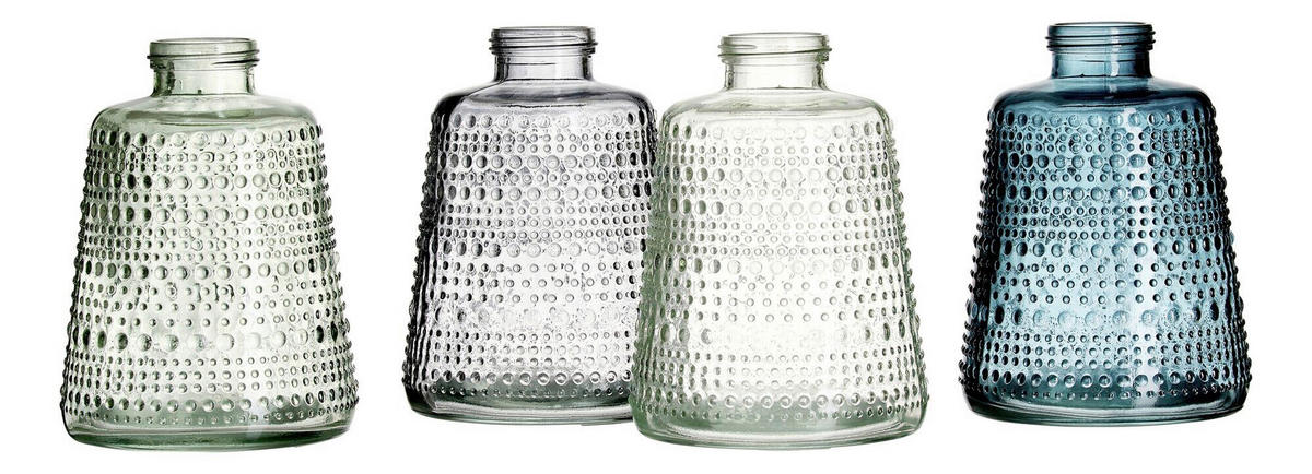 VASE Verona 13 cm  - Blau/Petrol, Trend, Glas (10/10/13cm) - Ritzenhoff Breker