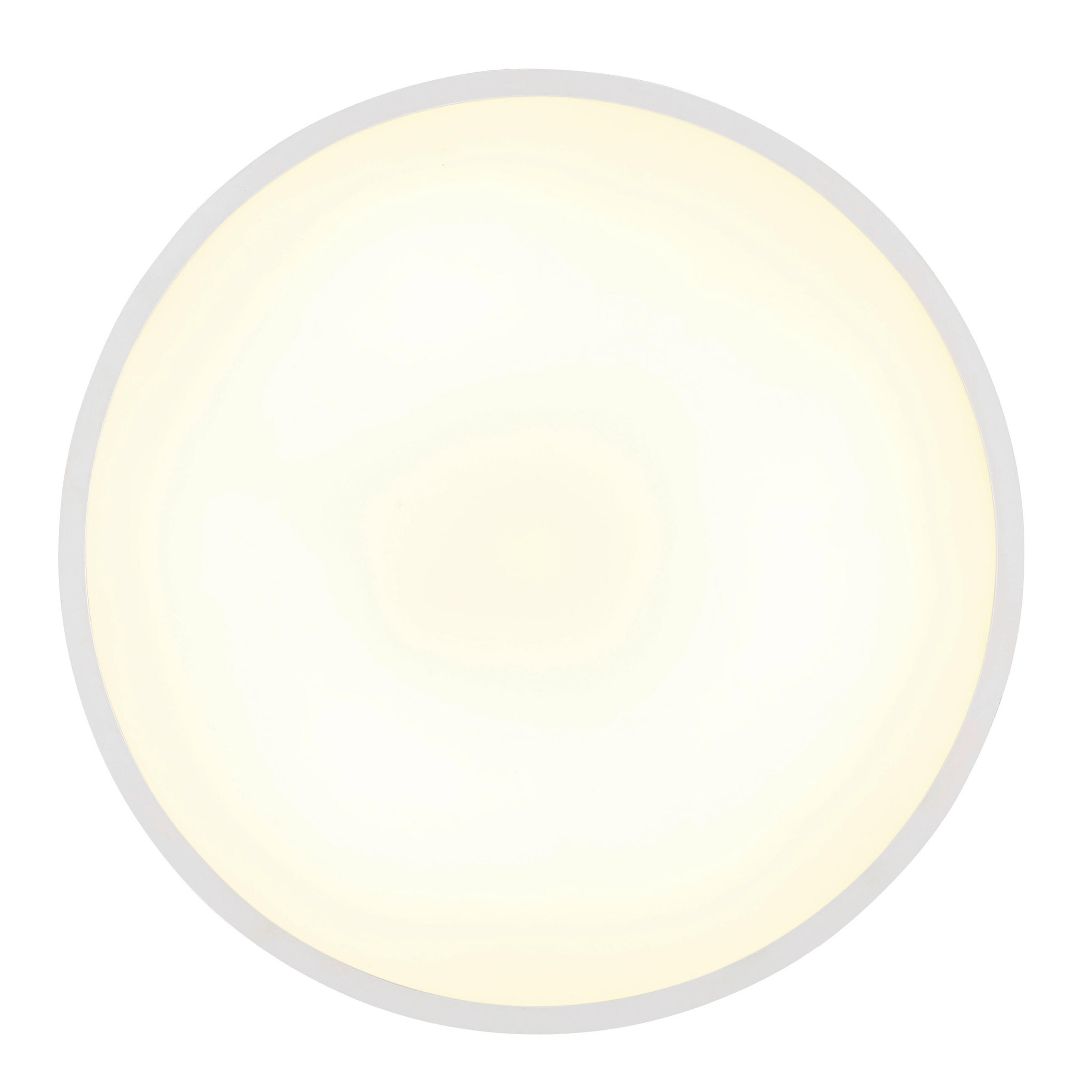 Thumbnail - Globo Led-Deckenleuchte Nielsen, Weiß, Kunststoff, 156,6 mm, rund,rund, F, 3.55 cm, CE, Backlight-Effekt, Lampen & Leuch...