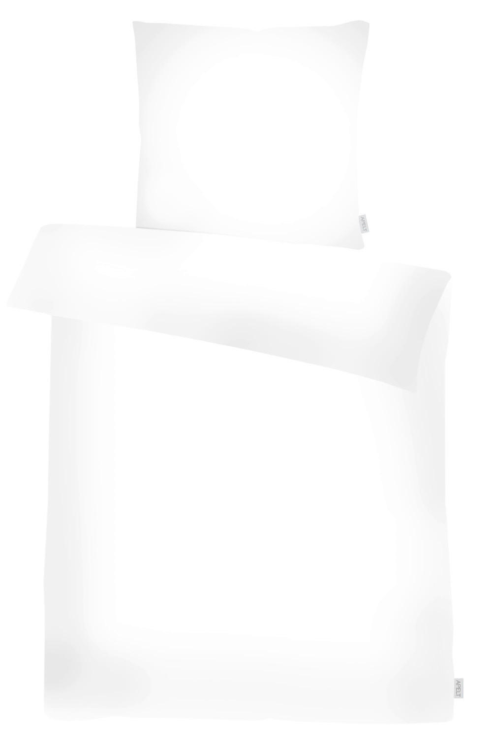 BETTWÄSCHE 2-teilig Annie Satin 135/200 cm  - Weiß, Basics, Textil (135/200cm) - Apelt