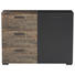 KOMMODE - Schwarz/Braun, Design, Holzwerkstoff/Kunststoff (110/81/42cm) - Carryhome