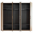 DREHTÜRENSCHRANK  in Eichefarben, Kaschmir  - Kaschmir/Eichefarben, KONVENTIONELL, Holz/Holzwerkstoff (250/225,5/60cm) - Xora
