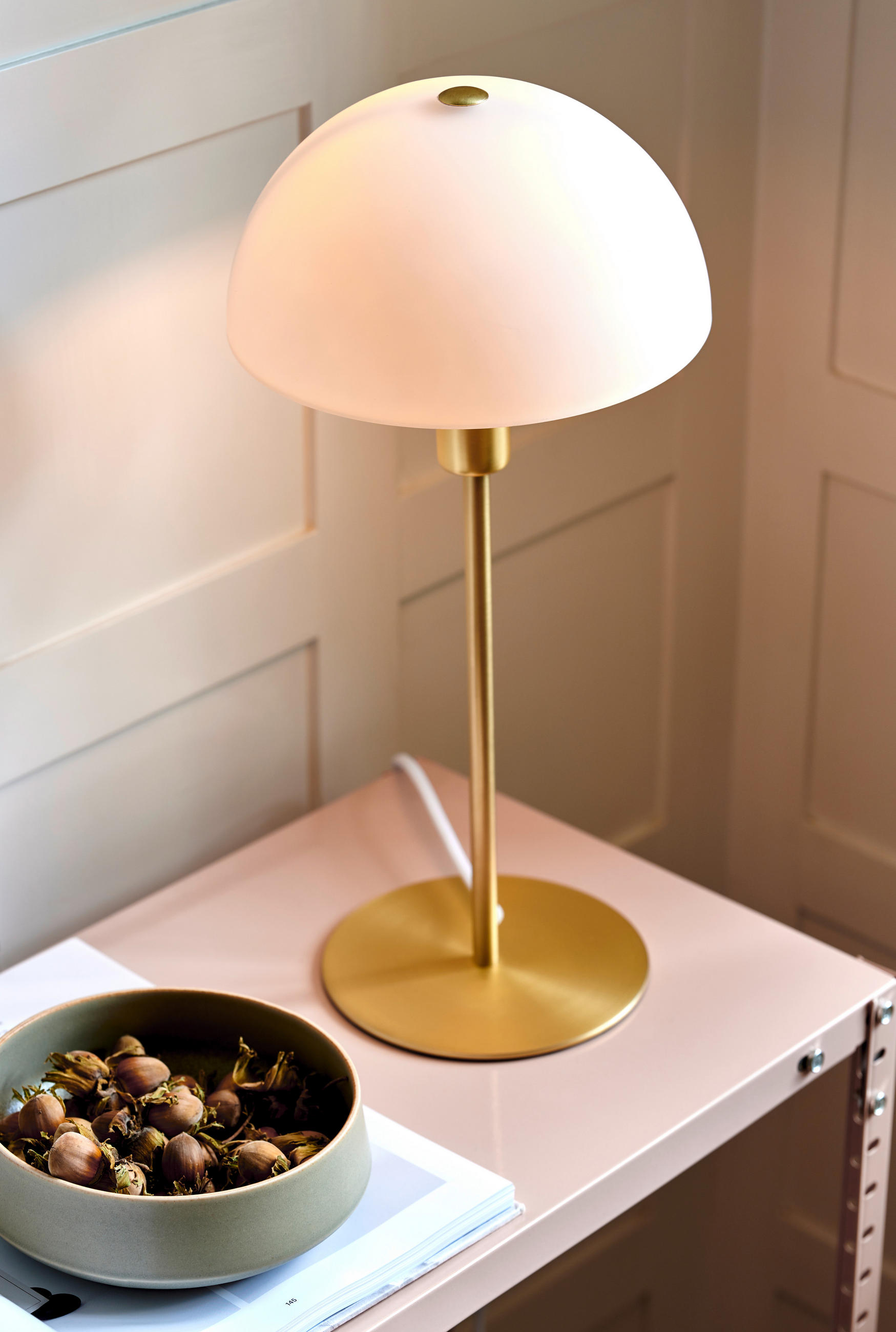 TISCHLEUCHTE 20/41,5 cm   - Messingfarben/Goldfarben, Basics, Glas/Metall (20/41,5cm) - Nordlux