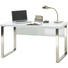 SCHREIBTISCH Weiß - Weiß, KONVENTIONELL, Metall (140/76/70cm) SCHREIBTISCH Weiß - Weiß, KONVENTIONELL, Metall (140/76/70cm)