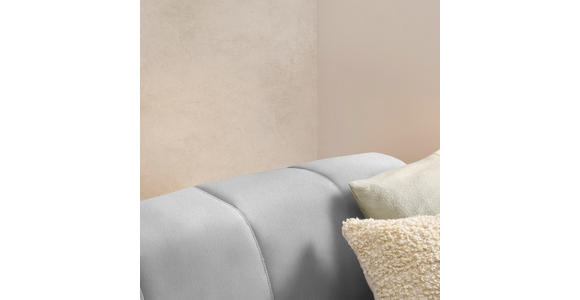 ECKSOFA in Chenille Greige  167/311 cm  - Greige/Schwarz, Design, Textil/Metall (167/311cm) - Xora