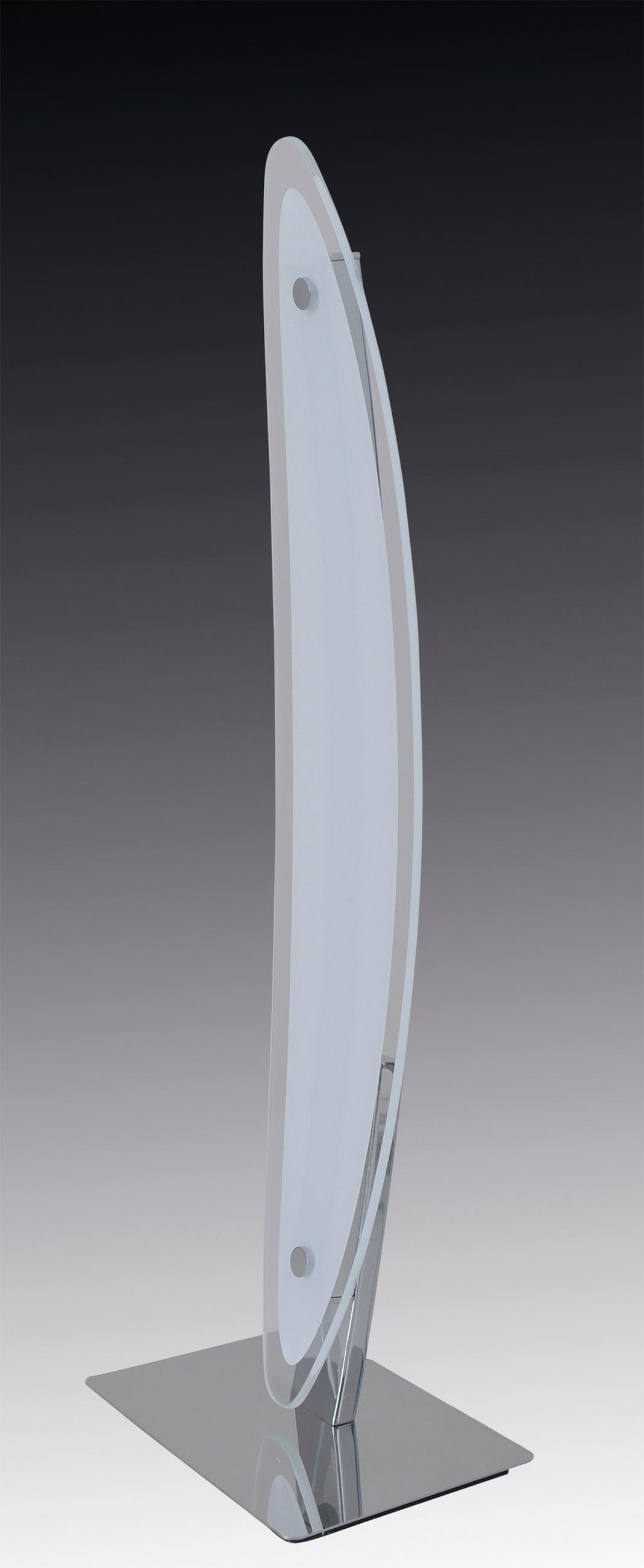 LED-TISCHLEUCHTE   - Chromfarben, Basics, Glas/Metall (43cm) - Näve