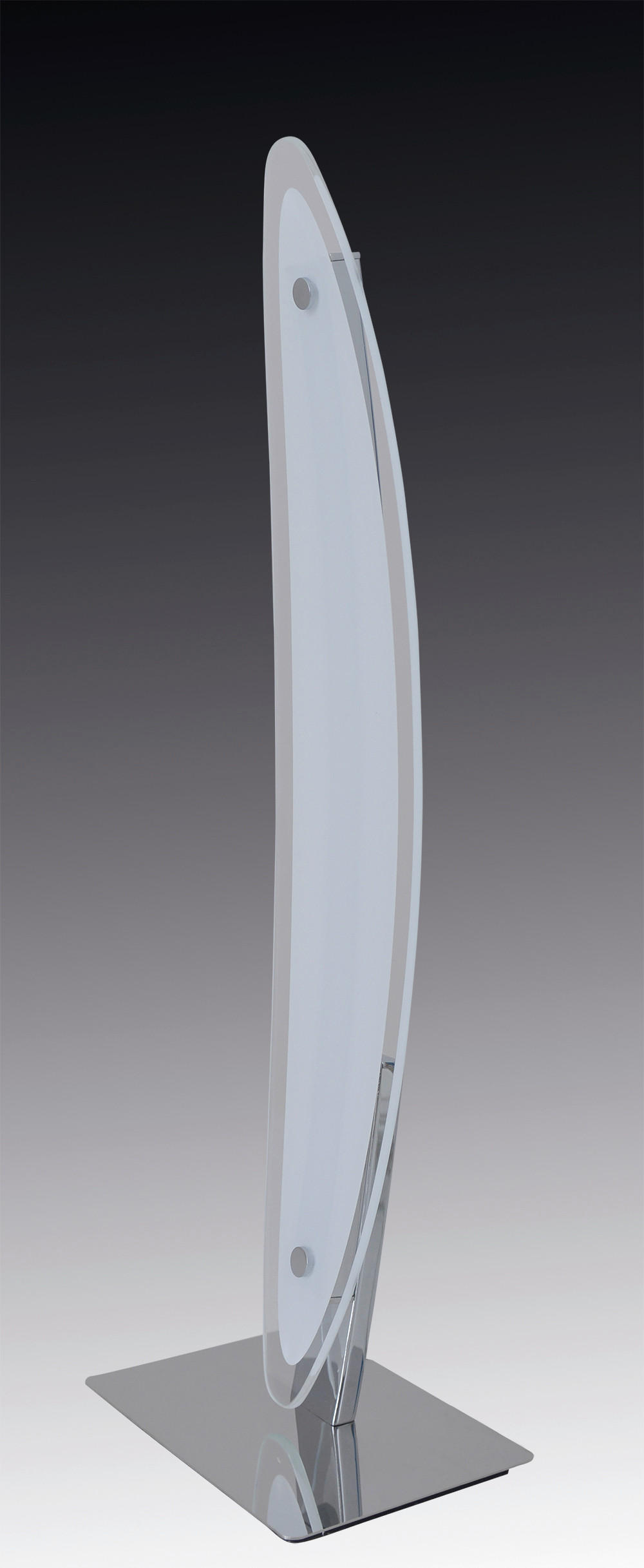 Thumbnail - Näve Led-Tischleuchte, Chrom, Metall, Glas, 43 cm, Lampen & Leuchten, Innenbeleuchtung, Leuchten nach Räumen, Schlafzimm...