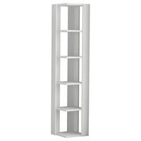 HÖRNHYLLA i 34/161/34 cm vit  - vit, Design, trämaterial (34/161/34cm) - Livetastic